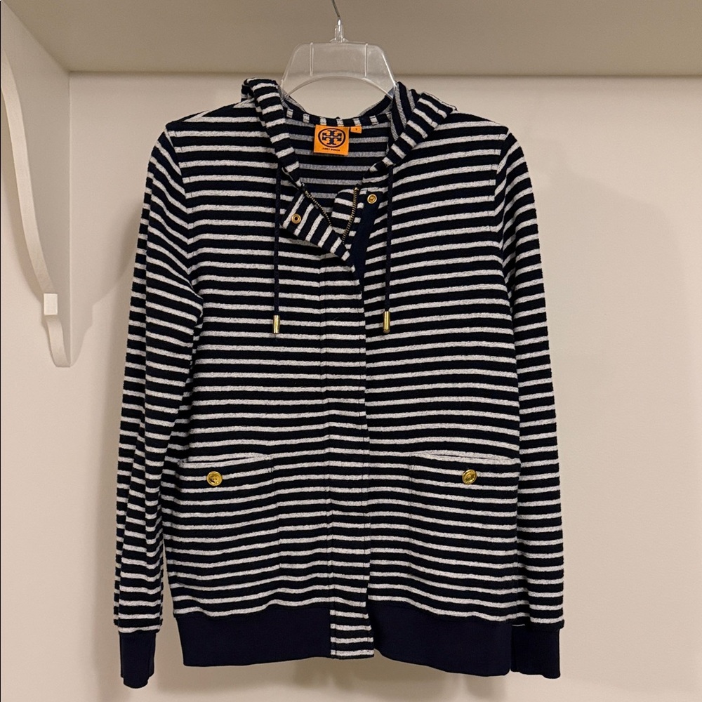 Tory Burch Zip Hoodie Jacket NWOT
